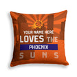 Pixsona Phoenix Suns Skyline Throw Pillow | Personalized | Custom