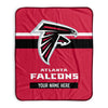 Pixsona Atlanta Falcons Stripes Pixel Fleece Blanket | Personalized | Custom