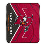 Pixsona Tampa Bay Buccaneers Glow Pixel Fleece Blanket | Personalized | Custom