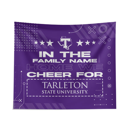 Pixsona Tarleton State Texans Cheer Tapestry | Personalized | Custom