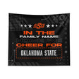 Pixsona Oklahoma State Cowboys Cheer Tapestry | Personalized | Custom