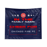 Pixsona Chicago Fire FC Cheer Tapestry | Personalized | Custom