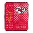 Pixsona Kansas City Chiefs Halftone Pixel Fleece Blanket | Personalized | Custom