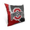 Pixsona Throw Pillows Licensed Ohio State Flash Throw Pillow | Personalized | Custom