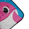 Pixsona Pixel Fleece Licensed Baby Shark Family Party Pixel Fleece Blanket | Personalized | Custom