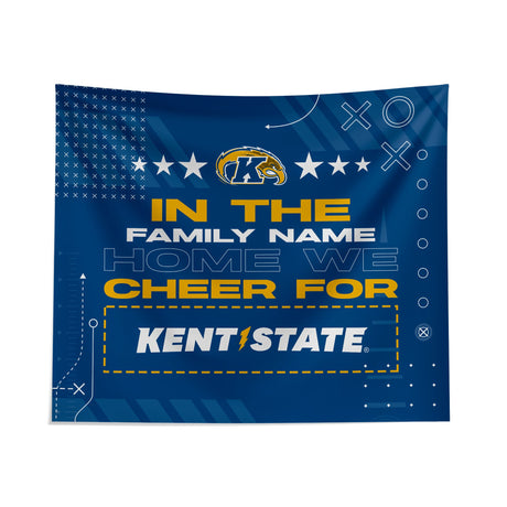 Pixsona Kent State Golden Flashes Cheer Tapestry | Personalized | Custom