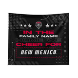 Pixsona New Mexico Lobos Cheer Tapestry | Personalized | Custom