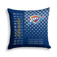 Pixsona Oklahoma City Thunder Halftone Throw Pillow | Personalized | Custom