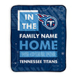 Pixsona Tennessee Titans Cheer Pixel Fleece Blanket | Personalized | Custom