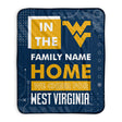 Pixsona West Virginia Mountaineers Cheer Pixel Fleece Blanket | Personalized | Custom