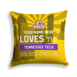 Pixsona Tennessee Tech Golden Eagles Skyline Throw Pillow | Personalized | Custom
