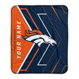 Pixsona Denver Broncos Glow Pixel Fleece Blanket | Personalized | Custom