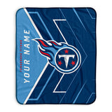 Pixsona Tennessee Titans Glow Pixel Fleece Blanket | Personalized | Custom