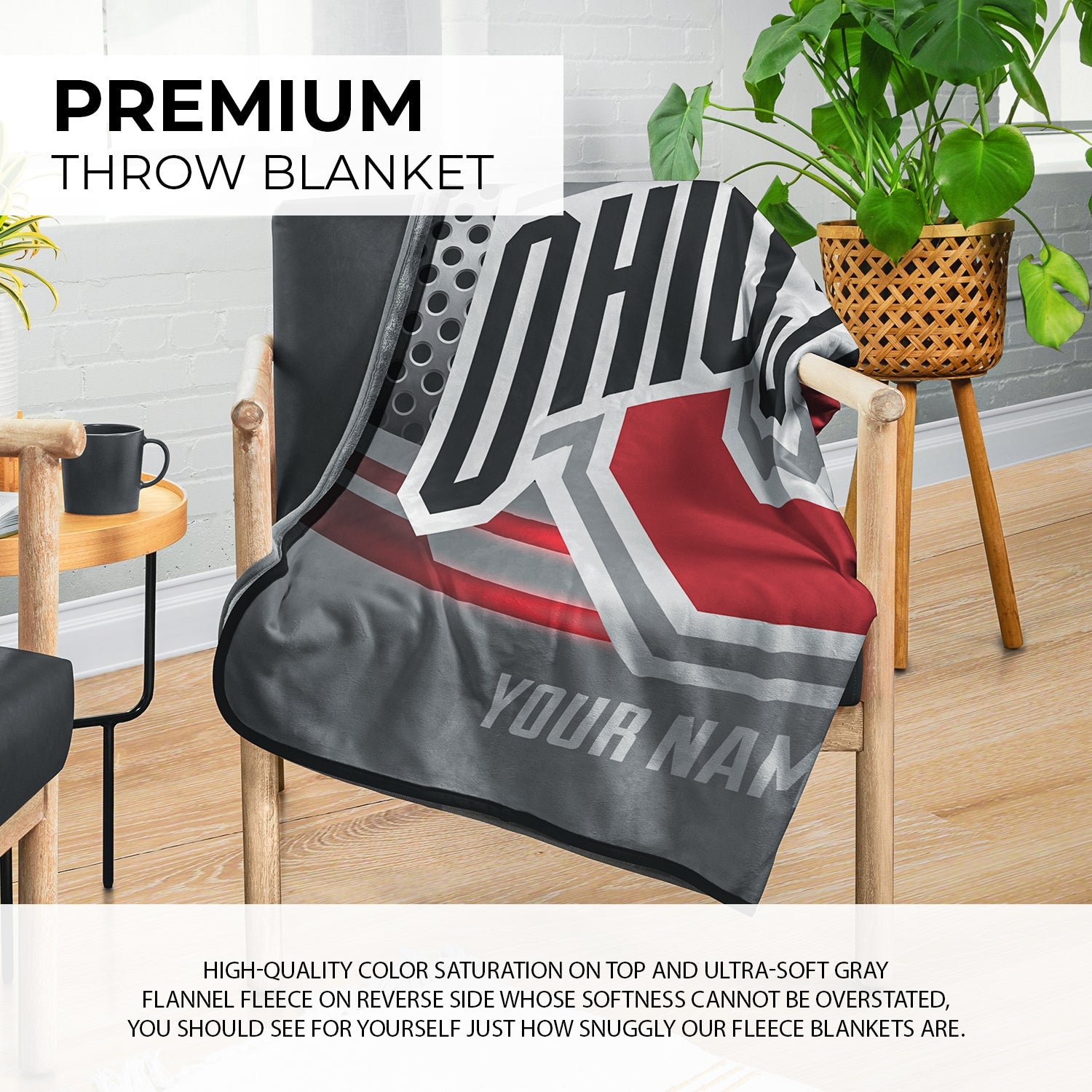 NFL Los Angeles Rams Micro Fleece Throw Blanket