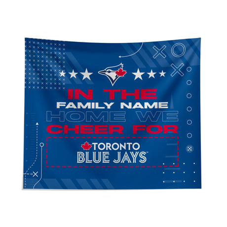 Pixsona Toronto Blue Jays Cheer Tapestry | Personalized | Custom