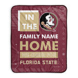 Pixsona Florida State Seminoles Cheer Pixel Fleece Blanket | Personalized | Custom