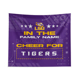 Pixsona LSU Tigers Cheer Tapestry | Personalized | Custom