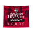 Pixsona New Mexico Lobos Skyline Tapestry | Personalized | Custom
