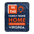 Pixsona Virginia Cavaliers Cheer Pixel Fleece Blanket | Personalized | Custom