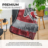 Pixsona Pixel Fleece Licensed Ohio State Buckeyes Name Pattern Pixel Fleece Blanket | Personalized | Custom