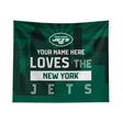 Pixsona New York Jets Skyline Tapestry | Personalized | Custom