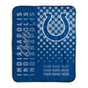 Pixsona Indianapolis Colts Halftone Pixel Fleece Blanket | Personalized | Custom