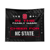 Pixsona NC State Wolfpack Cheer Tapestry | Personalized | Custom