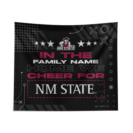 Pixsona New Mexico State Aggies Cheer Tapestry | Personalized | Custom