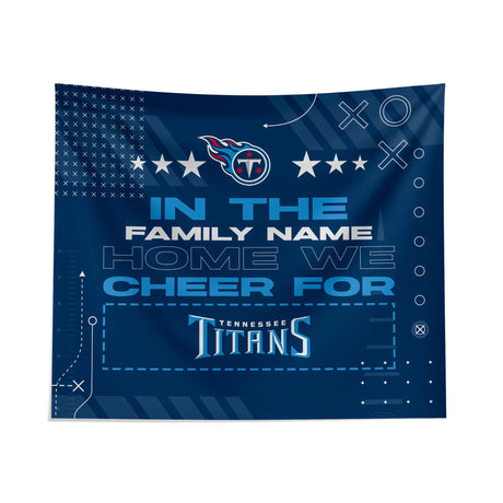 Pixsona Tennessee Titans Cheer Tapestry | Personalized | Custom