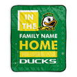 Pixsona Oregon Ducks Cheer Pixel Fleece Blanket | Personalized | Custom