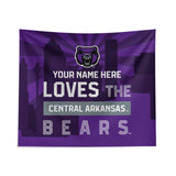 Pixsona Central Arkansas Bears Skyline Tapestry | Personalized | Custom