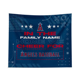 Pixsona Los Angeles Angels Cheer Tapestry | Personalized | Custom