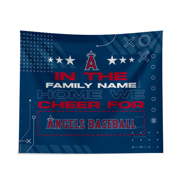 Pixsona Los Angeles Angels Cheer Tapestry | Personalized | Custom