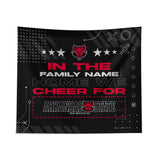 Pixsona Arkansas State Red Wolves Cheer Tapestry | Personalized | Custom