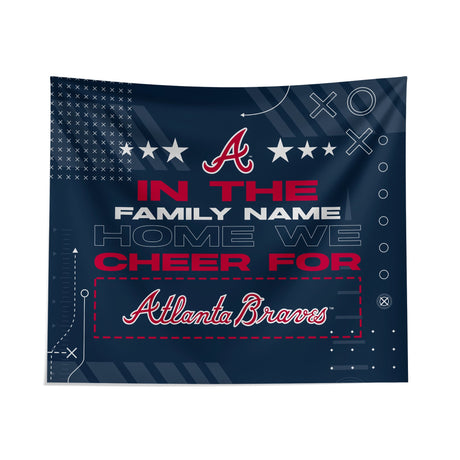 Pixsona Atlanta Braves Cheer Tapestry | Personalized | Custom