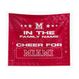 Pixsona Miami University Redhawks Cheer Tapestry | Personalized | Custom