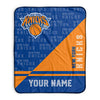 Pixsona New York Knicks Split Pixel Fleece Blanket | Personalized | Custom