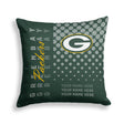 Pixsona Green Bay Packers Halftone Throw Pillow | Personalized | Custom
