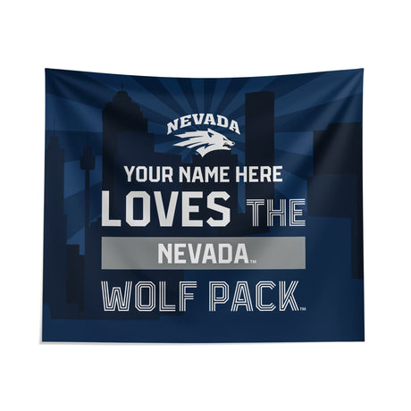 Pixsona Nevada Wolf Pack Skyline Tapestry | Personalized | Custom