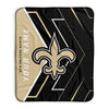Pixsona New Orleans Saints Glow Pixel Fleece Blanket | Personalized | Custom