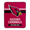 Pixsona Arizona Cardinals Stripes Pixel Fleece Blanket | Personalized | Custom
