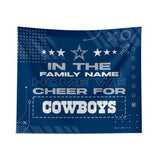 Pixsona Dallas Cowboys Cheer Tapestry | Personalized | Custom