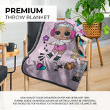 Pixsona LOL Surprise! Join The Club Pixel Fleece Blanket | Personalized | Custom