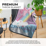 Pixsona My Little Pony Dream Together Pixel Fleece Blanket | Personalized | Custom
