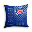 Pixsona Chicago Cubs Halftone Throw Pillow | Personalized | Custom