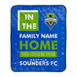 Pixsona Seattle Sounders FC Cheer Pixel Fleece Blanket | Personalized | Custom