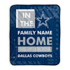 Pixsona Dallas Cowboys Cheer Pixel Fleece Blanket | Personalized | Custom