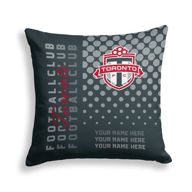 Pixsona Toronto FC Halftone Throw Pillow | Personalized | Custom