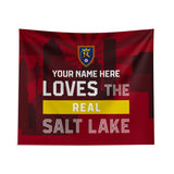 Pixsona Real Salt Lake Skyline Tapestry | Personalized | Custom