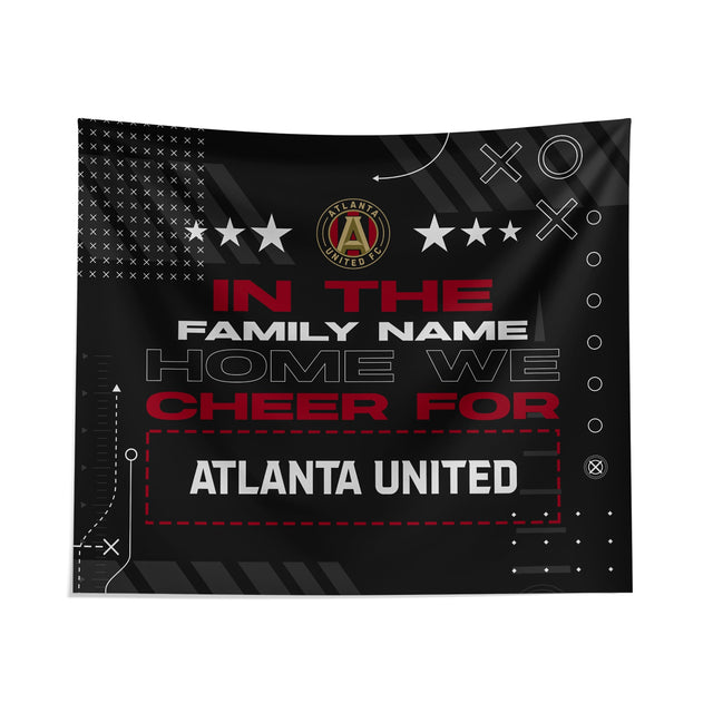 Pixsona Atlanta United Cheer Tapestry | Personalized | Custom